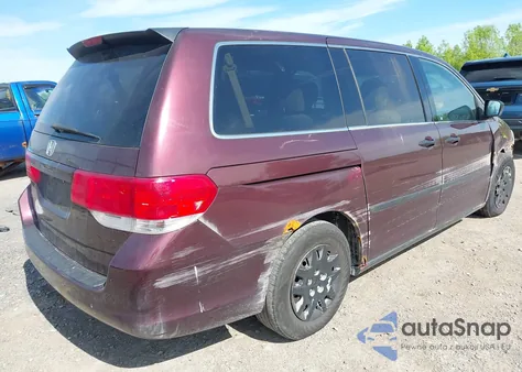 2008 Honda Odyssey Lx из США, поврежденный, VIN 5FNRL38268B041400